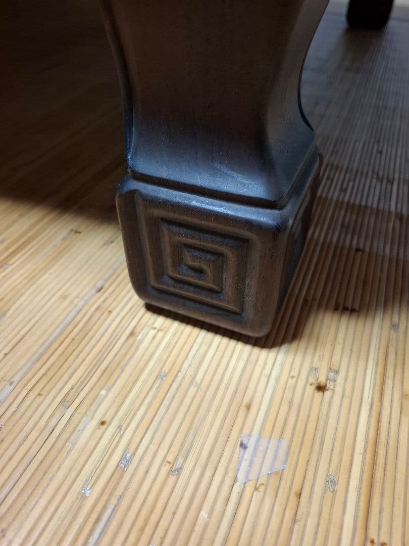 木製伝統的座卓 ダークブラウン(したん)