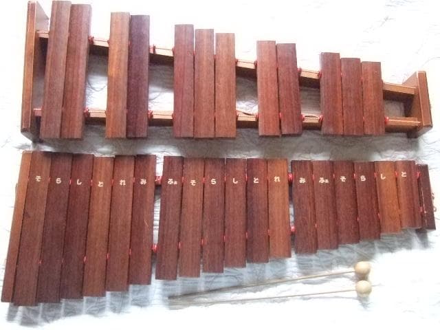 ●KAWAI カワイ シロホン カリン 木琴 2段 音楽 演奏●