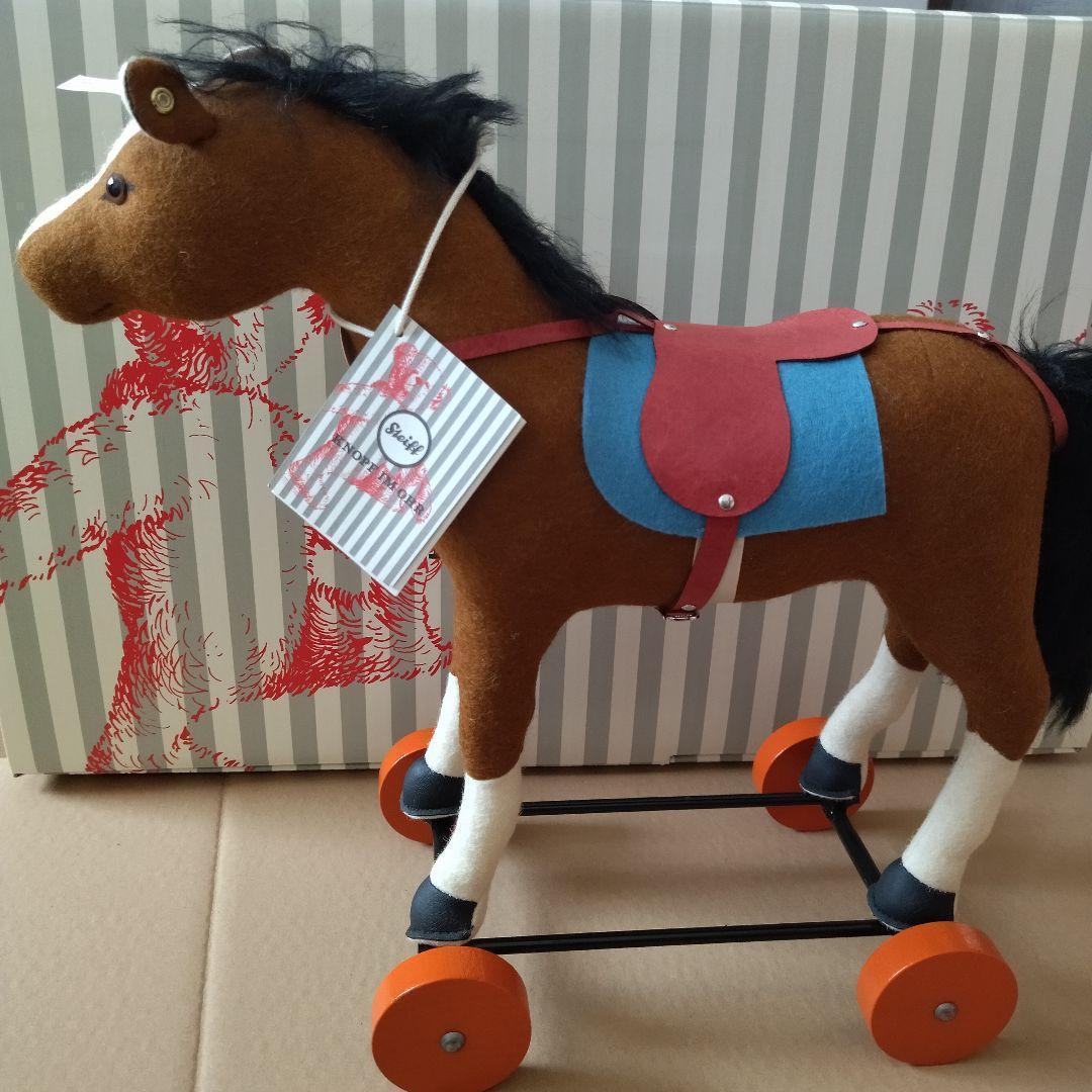 Steiff シュタイフ 馬 限定 世界限定 83番 外箱 証明書 美品