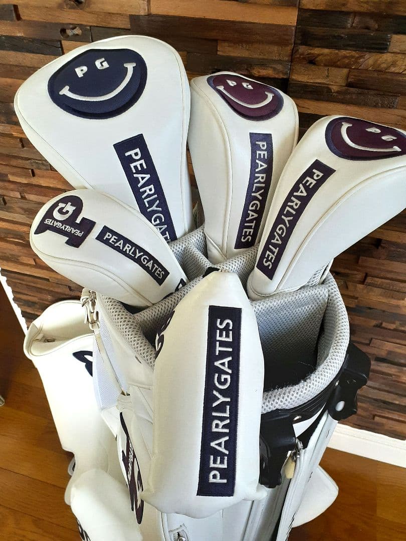PEARLY GATES キャディバッグ 、ヘッドカバーセット