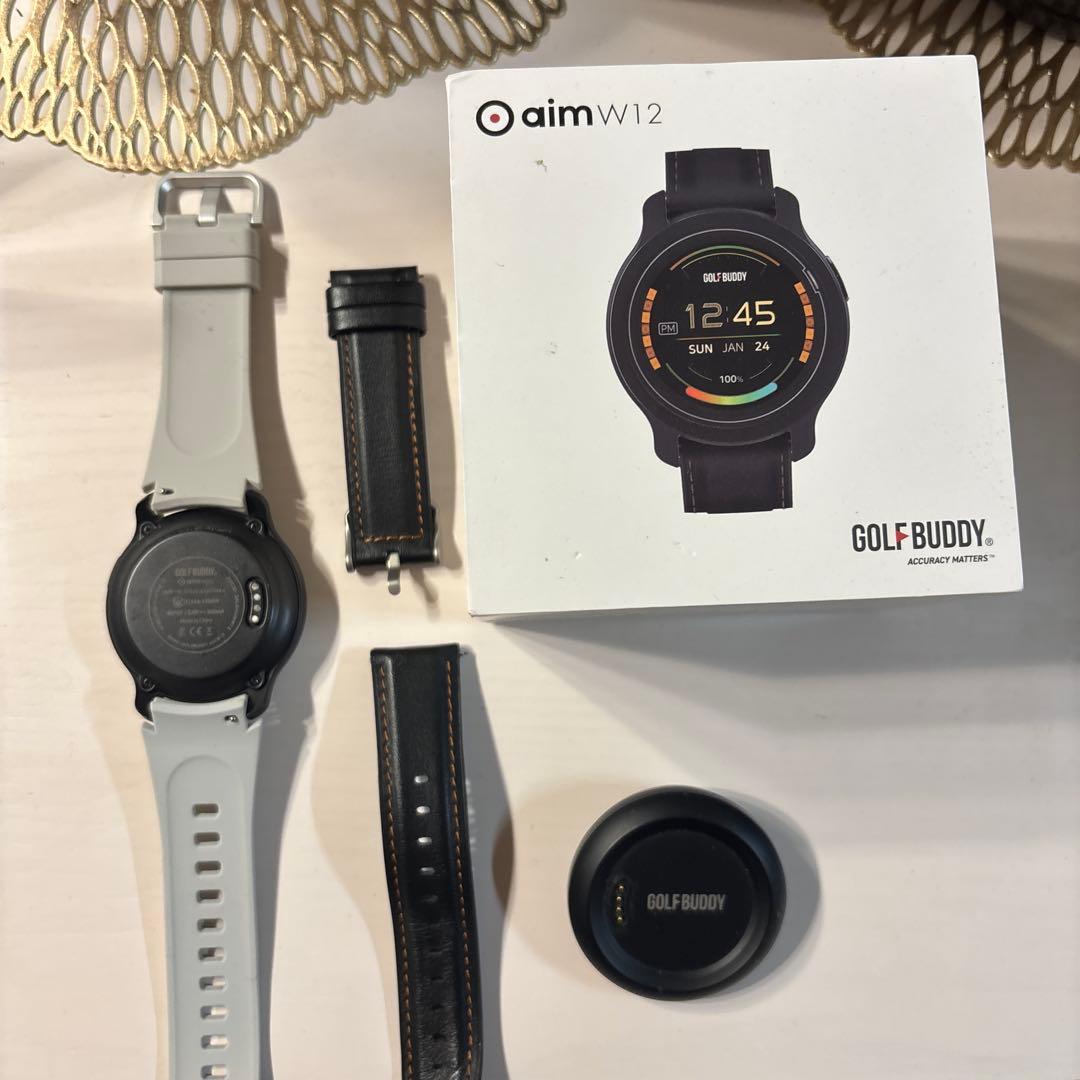 GOLF BUDDY aim W12 GPSナビウォッチ