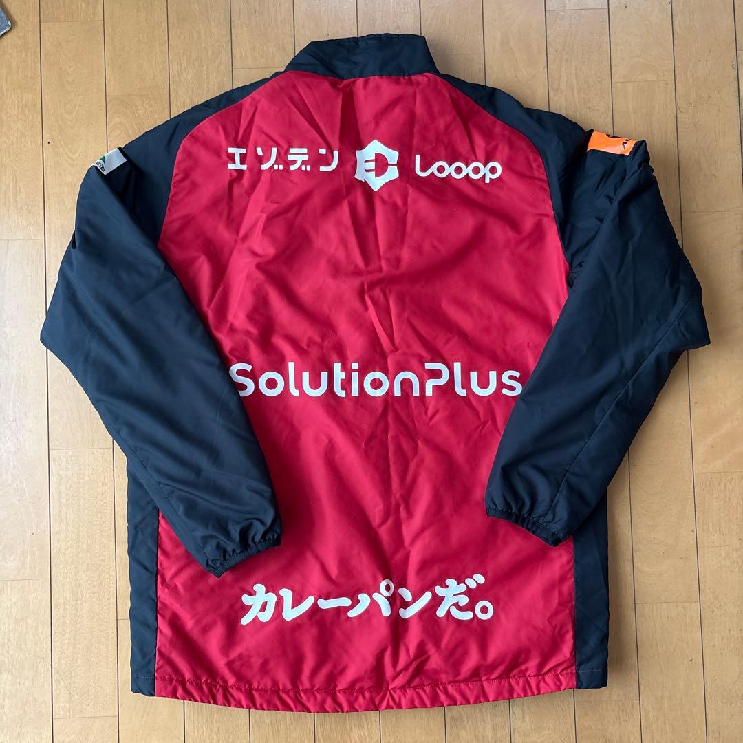 北海道コンサドーレ札幌　Mizuno ピステ・ウィンドブレーカー Lサイズ 赤黒