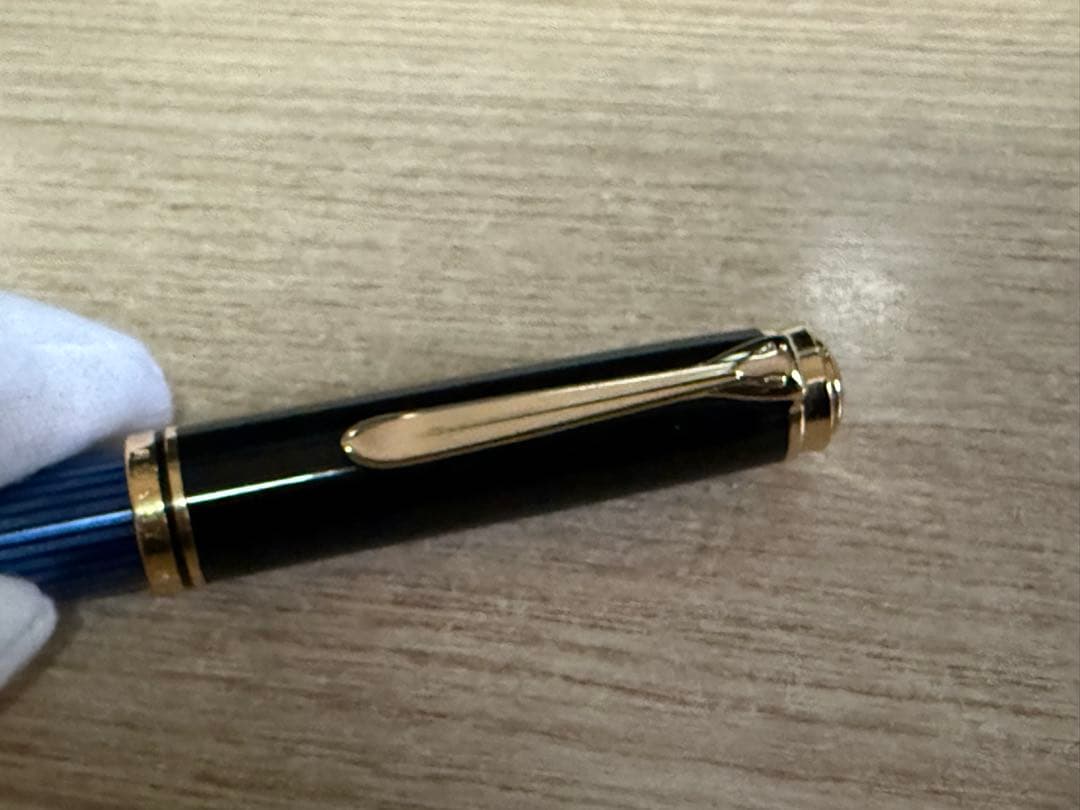 ペリカン　スーべレーン　M800 F ブルー縞