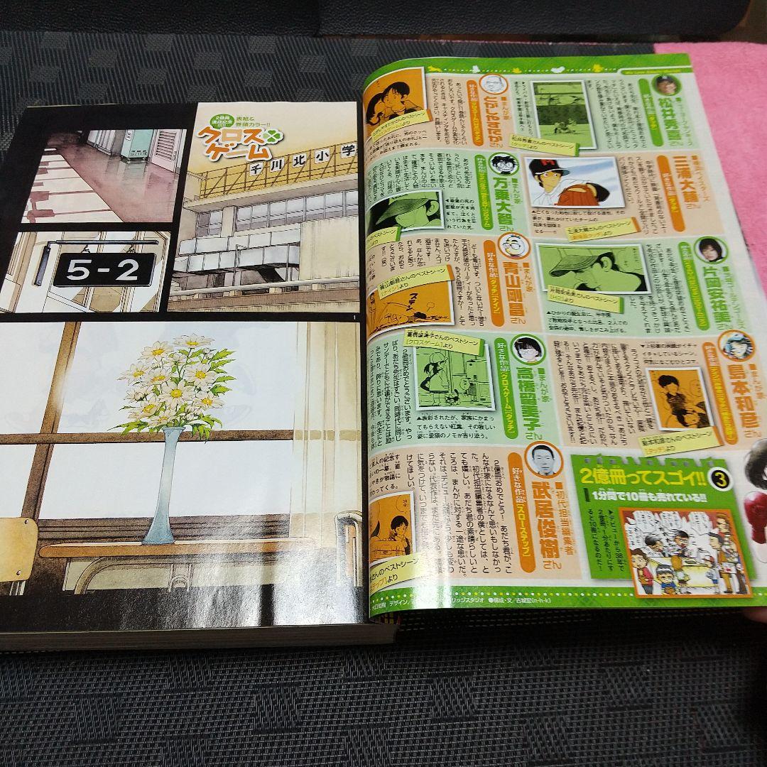 週刊少年サンデー2008年26号※あだち充 2億冊 クロスゲーム ブックカバー付