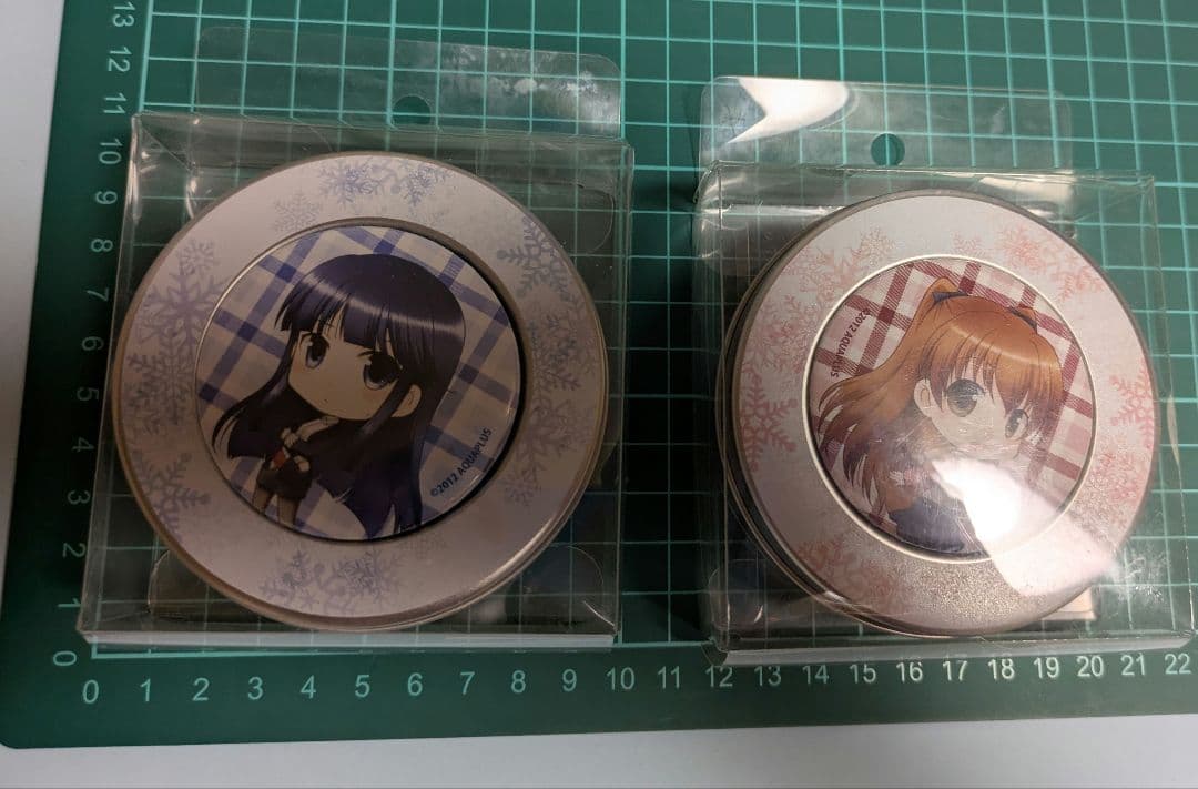 ホワイトアルバム2 缶バッチ缶ケース　かずさ　雪菜　マチアソビ