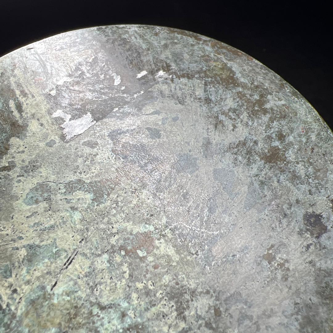 中国宋時代　古銅古鏡　112g/8.3㎝　東Y8-0206☆2F