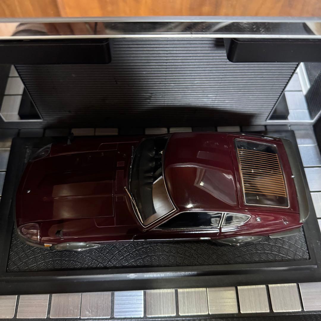 絶版未展示品 京商 1/18 ニッサン フェアレディ 240Z-G マルーン