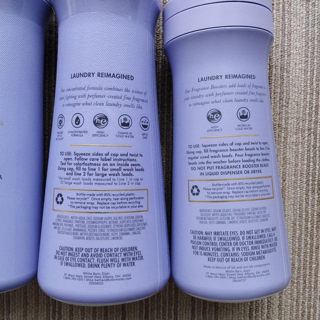 bath&body works 洗濯用洗剤　ビーズ　芳香剤　ラベンダー　バニラ②