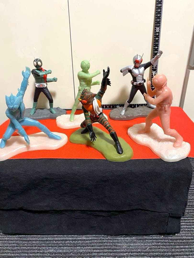 【希少】仮面ライダーコレクション　箱吉プレミアム倶楽部　フィギュア　6体セット