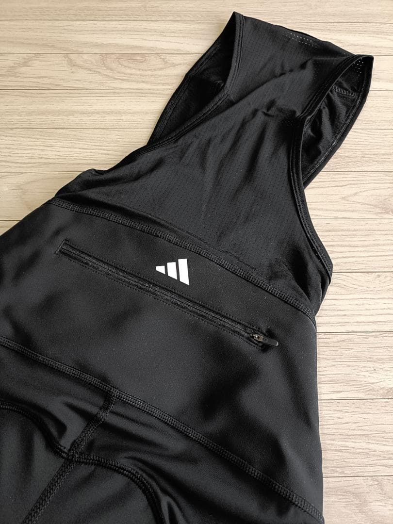 新品 adidas ウィンターエッセンシャルズ パデッド サイクリングビブタイツ