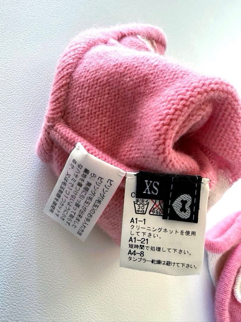 【未使用】フィフィ&ロメオ カシミヤ100% ニット＋ボレロセット ピンク XS