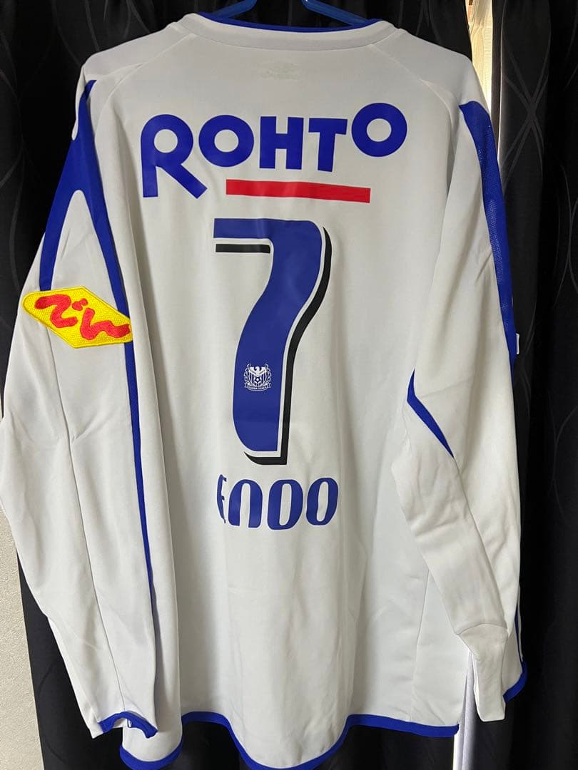 ガンバ大阪　アウェイ　長袖　7番　遠藤保仁選手　直筆サイン