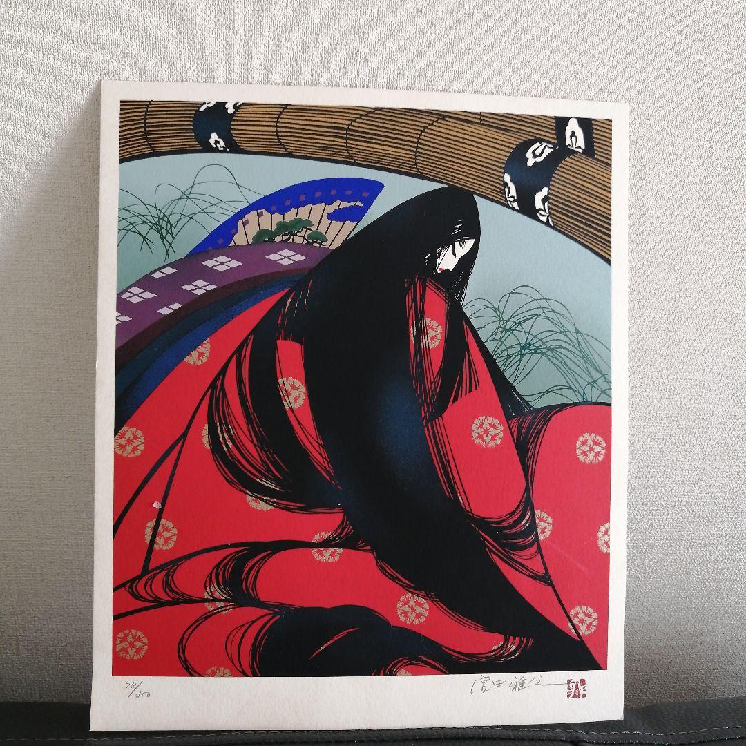 女性の肖像 版画 限定版 79/100