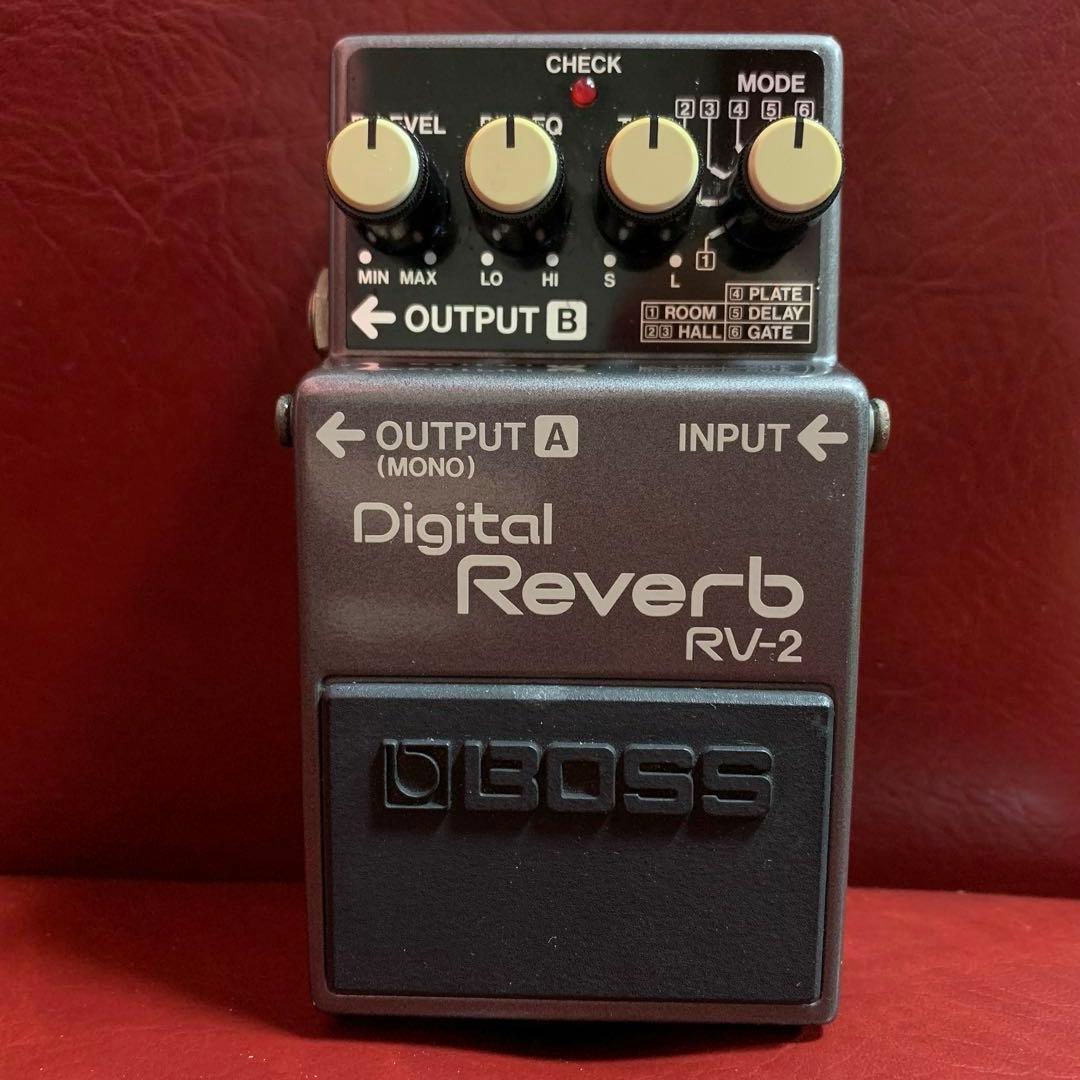 ★希少 ビンテージ★ 1987年 日本製 BOSS RV-2 初期モノ☆