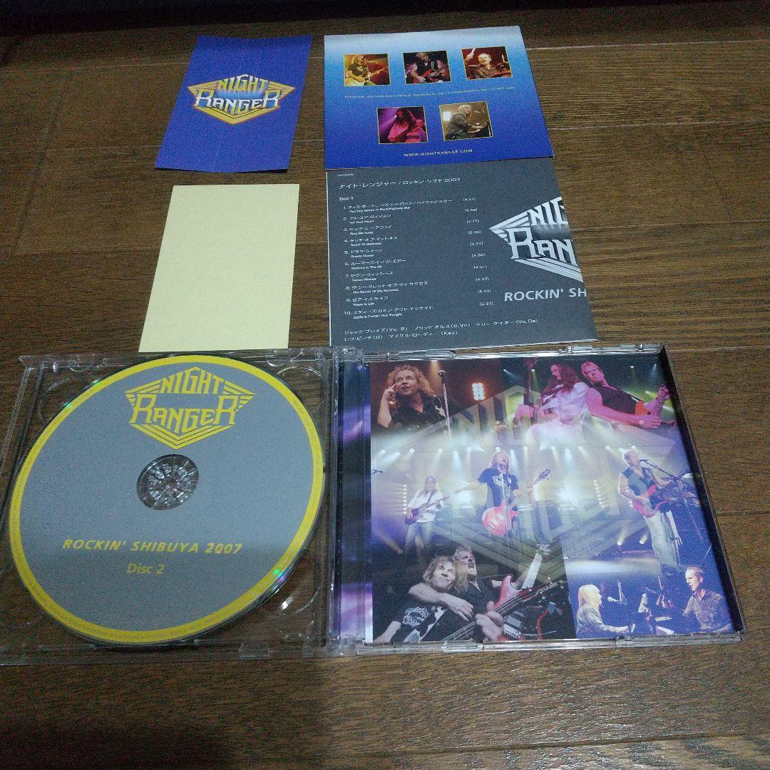 祝来日 ナイト・レンジャー/ロッキン・シブヤ 2007 ステッカー付