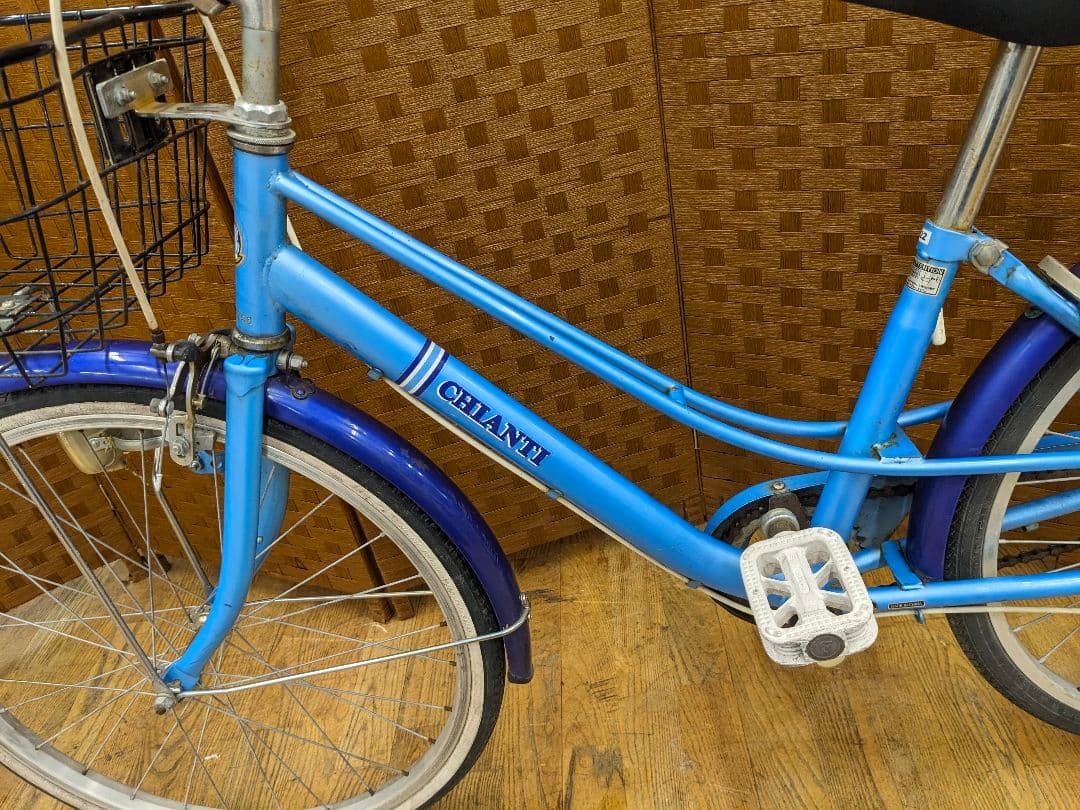 U080 子供用自転車　22インチ　ブルー