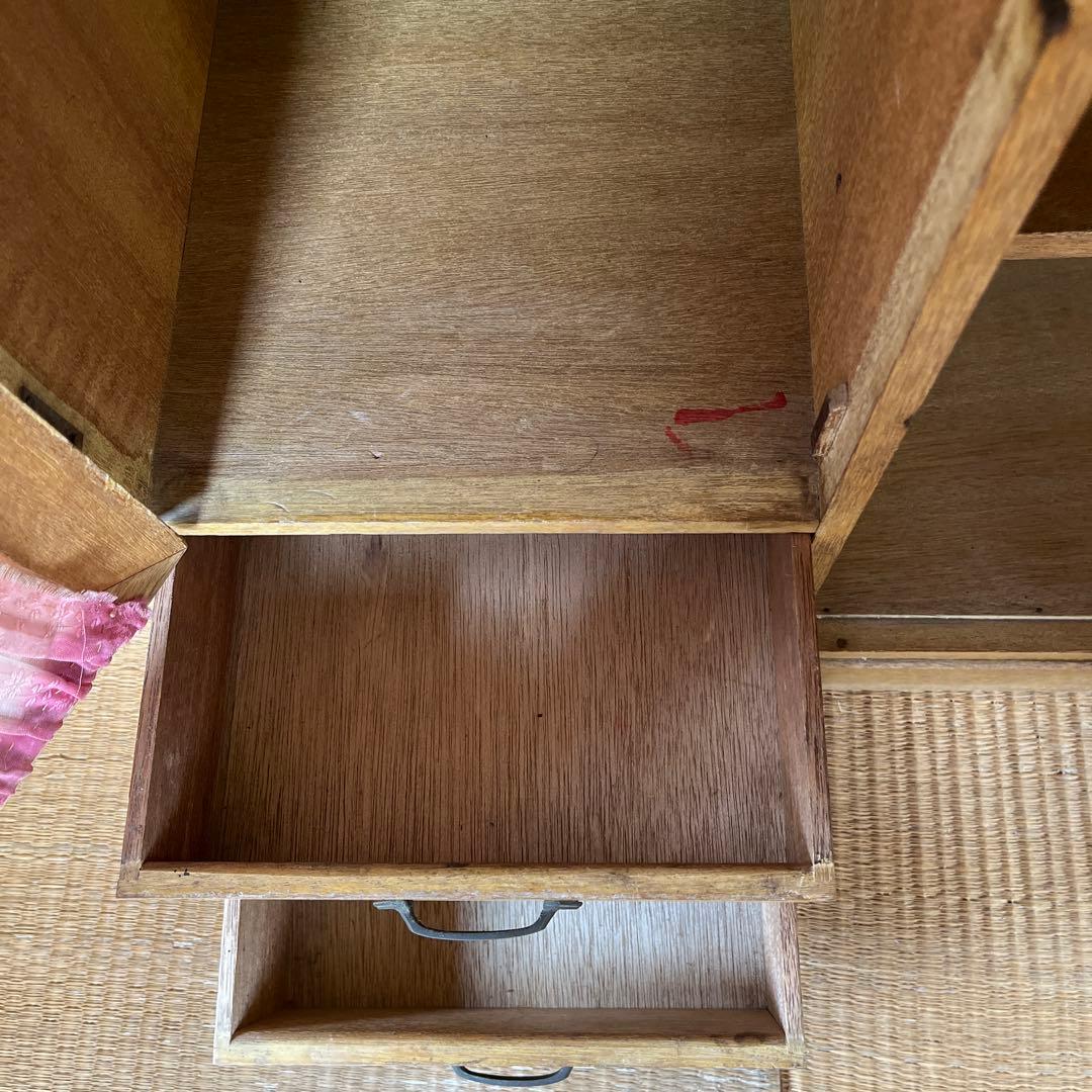 n*t様 期間限定　レトロ　木製引き出し付きキャビネット