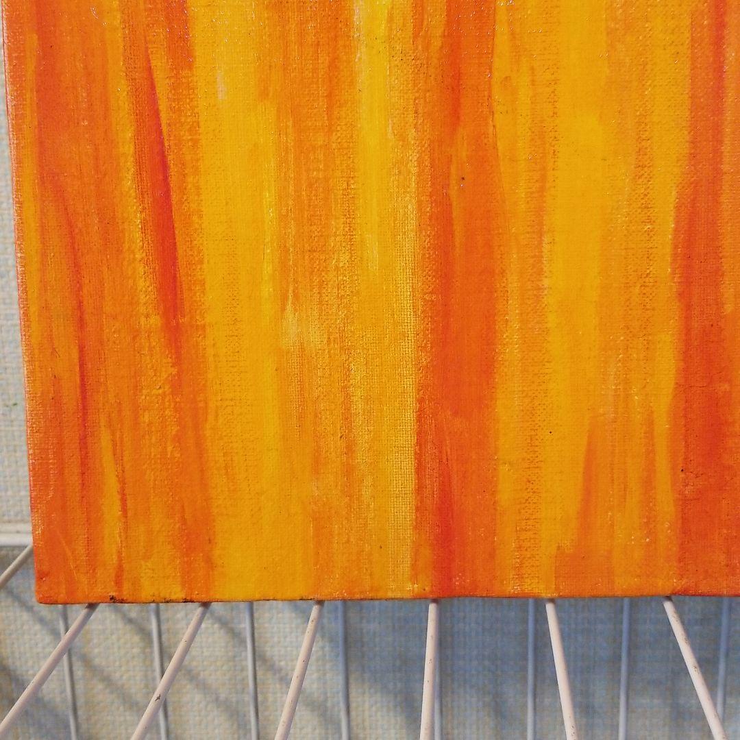 油絵　花びらたち　抽象画