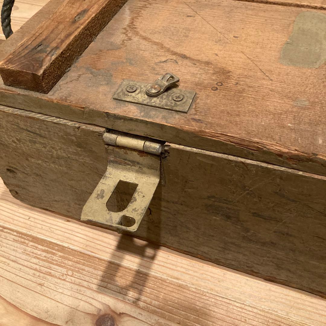 ブレイズ 　US アンティーク 木箱 ヴィンテージ　弾薬箱　工具箱 用具箱