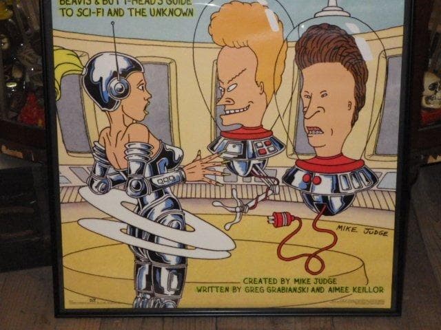 90'S★ビーバス&バットヘッド★ポスター★15★宇宙人★ビンテージ★UFO