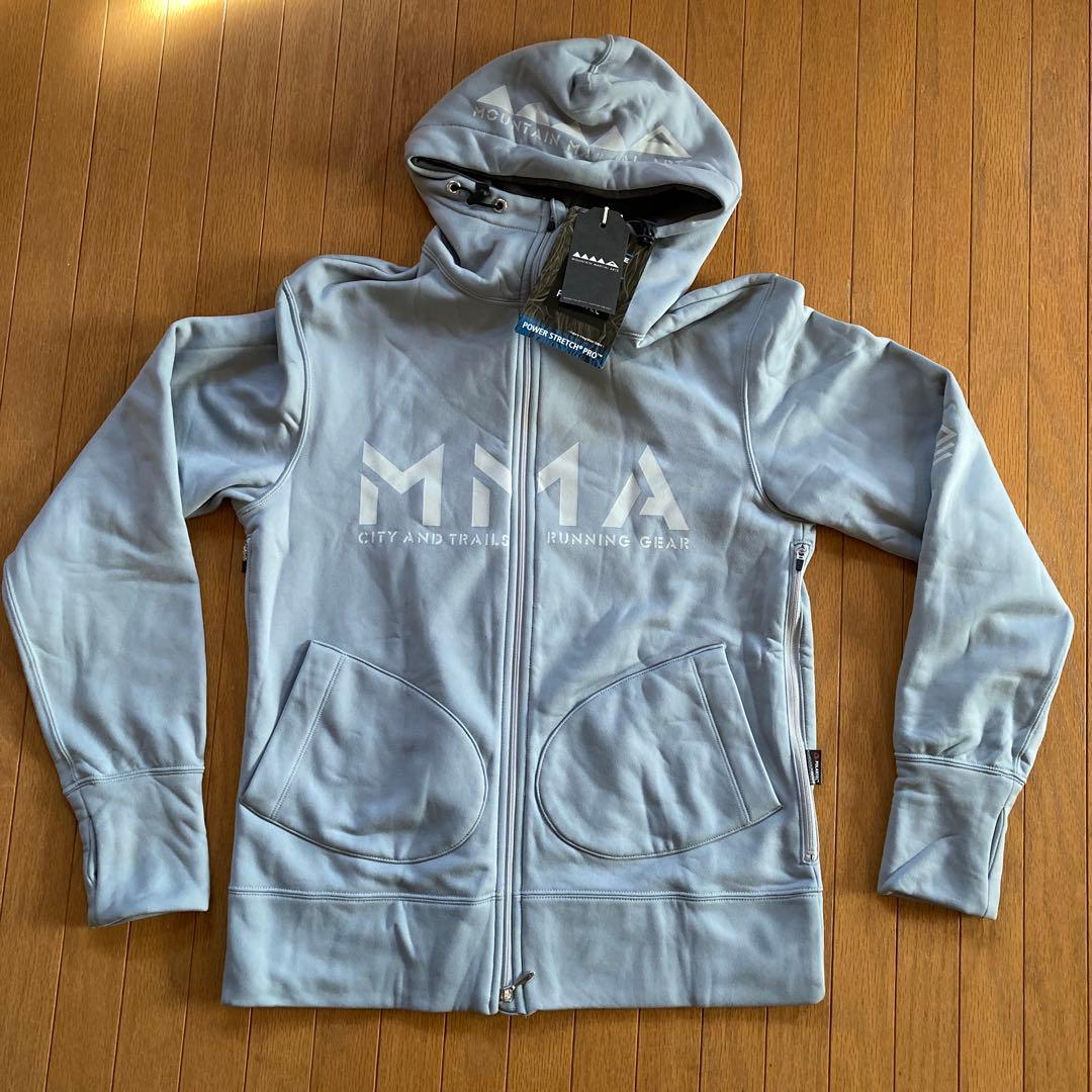 MMA POLARTEC フルジップフードジャケット グレー