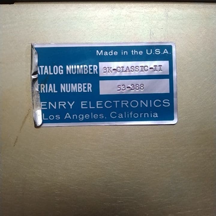 HENRY 3K Classic Mark II　ジャンク
