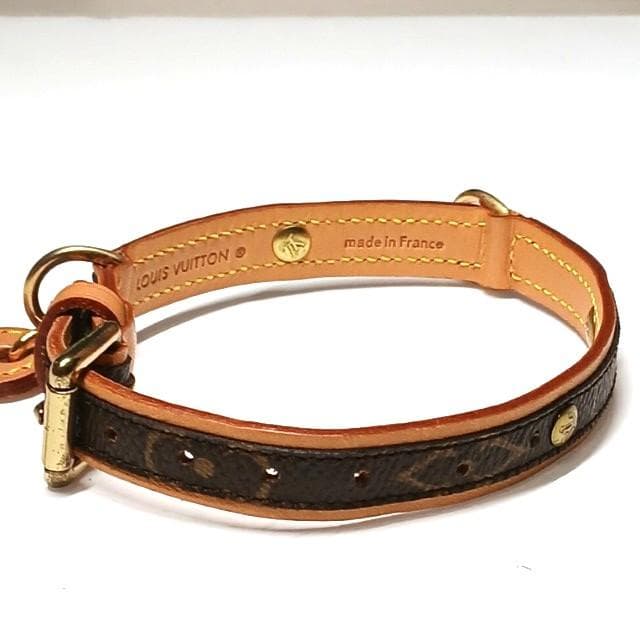良品 ルイヴィトン 首輪 カラー 小型犬 M58072 コリエバクスターPM②