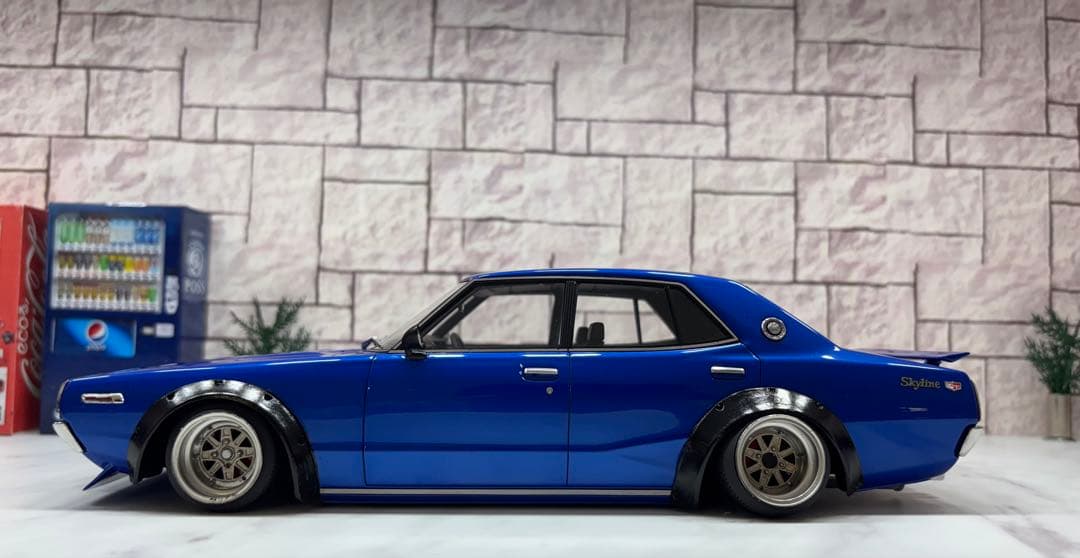 1/18 イグニッションモデル　スカイライン　ヨンメリ　GT-X 【ブルーメタ】