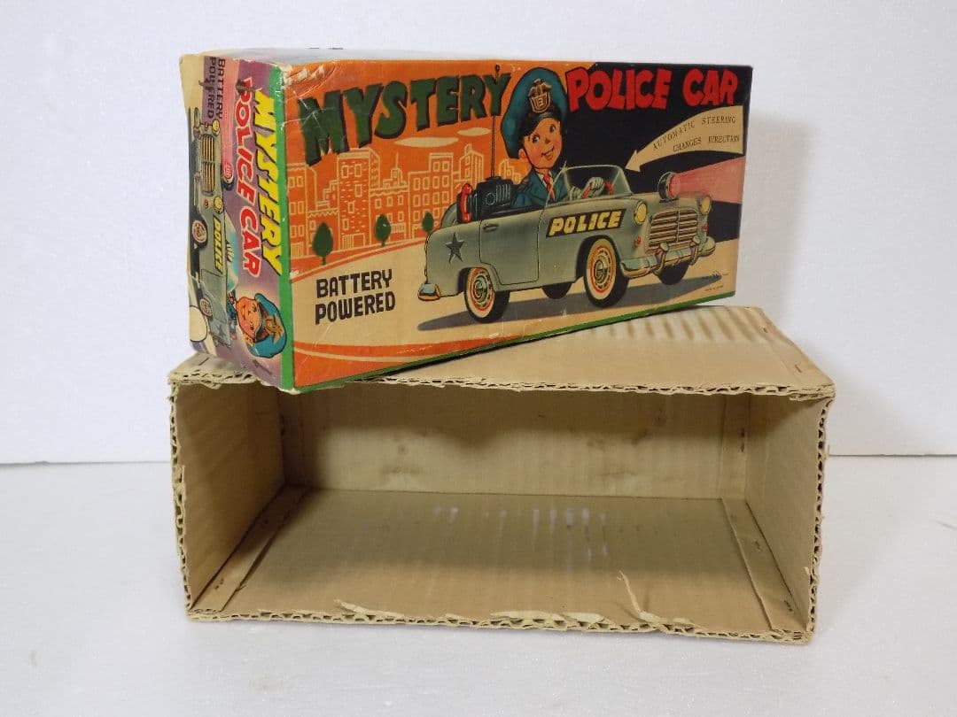 野村トーイ•新工社？ダブルネーム　電動　MYSTERY•POLIS.CAR動作品