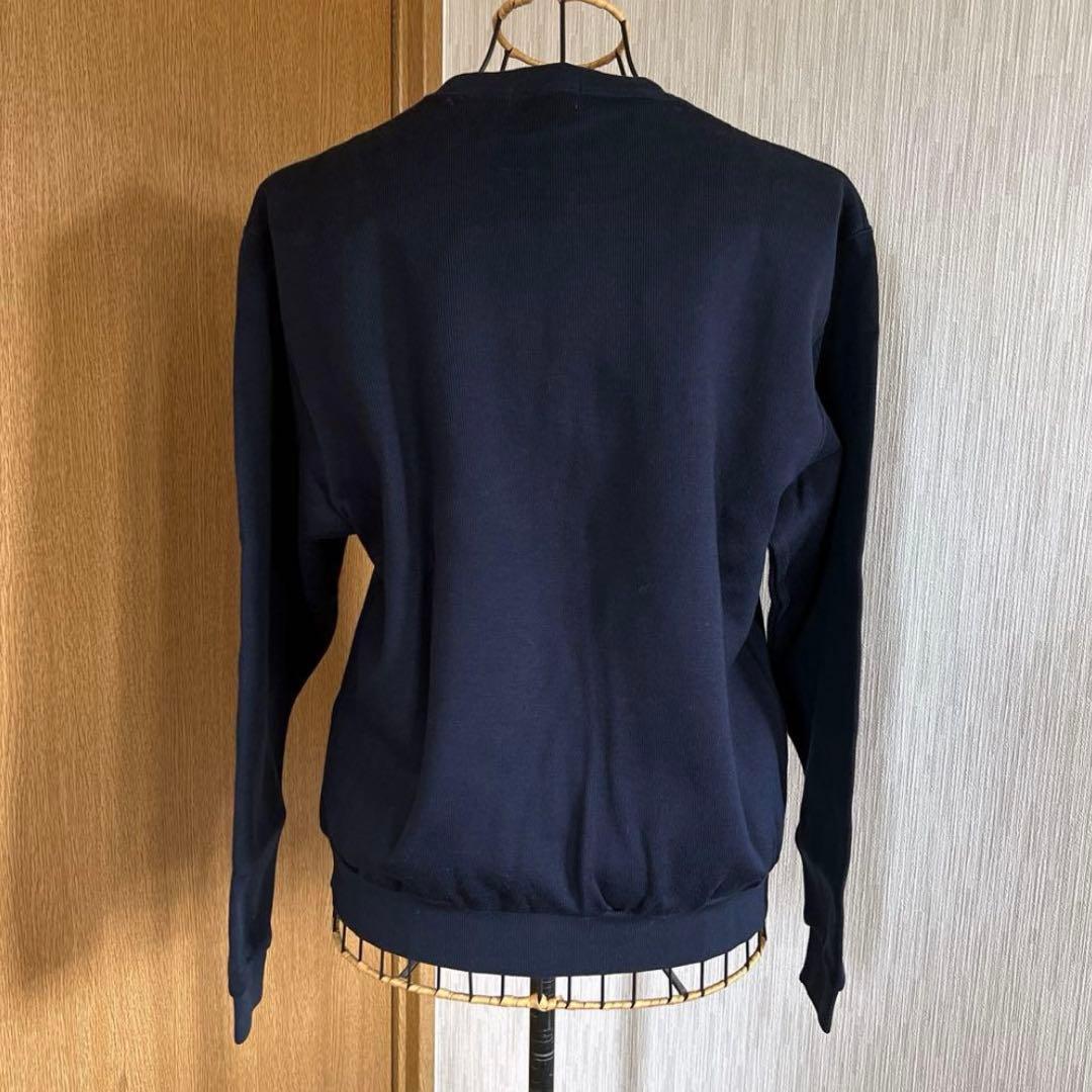 バーバリー ゴルフ トレーナー スエット ロゴ刺繍 Mサイズ ネイビー 美品
