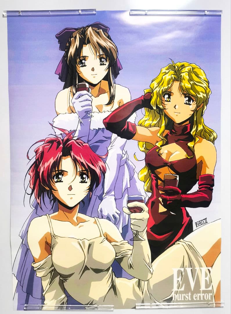 イヴ バーストエラー デザイア B2 ポスター 2枚セット セガサターン 販促