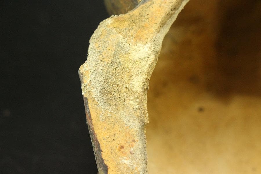 古い 陶製 蝦蟇 二件(ZE478)