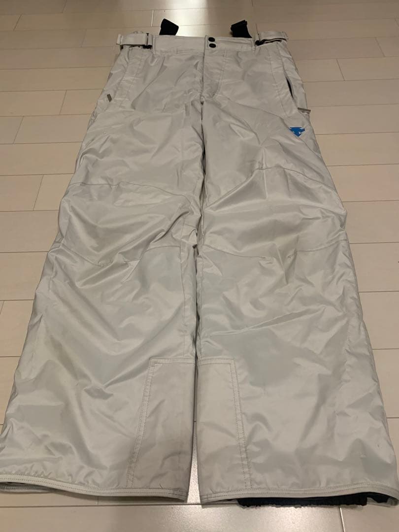 DESCENTE スキーウェア L青色・白色