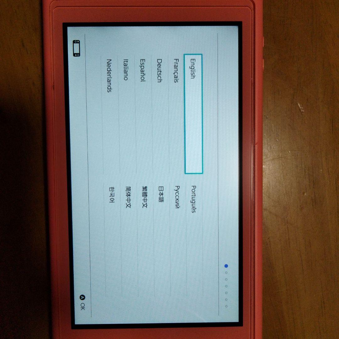 Nintendo Switch Lite コーラルピンク　ジャンク品