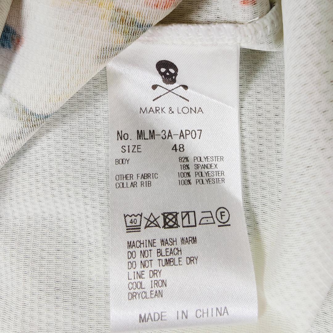 新品 MARK & LONA 15周年記念 ゴルフ ポロシャツ 48 海賊船