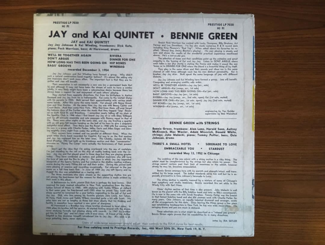 洋楽 KAI and JAY / BENNIE GREEN with Strings