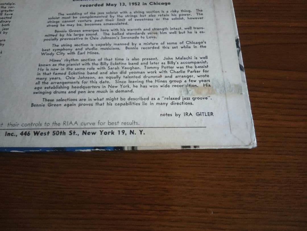 洋楽 KAI and JAY / BENNIE GREEN with Strings