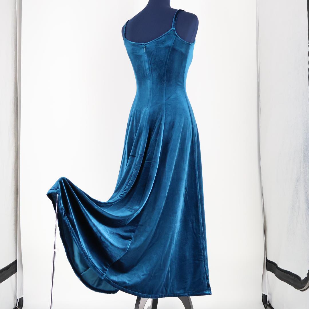 【美品 フラダンス用衣装】ブルー Mermaid Line MMJ ワンピース