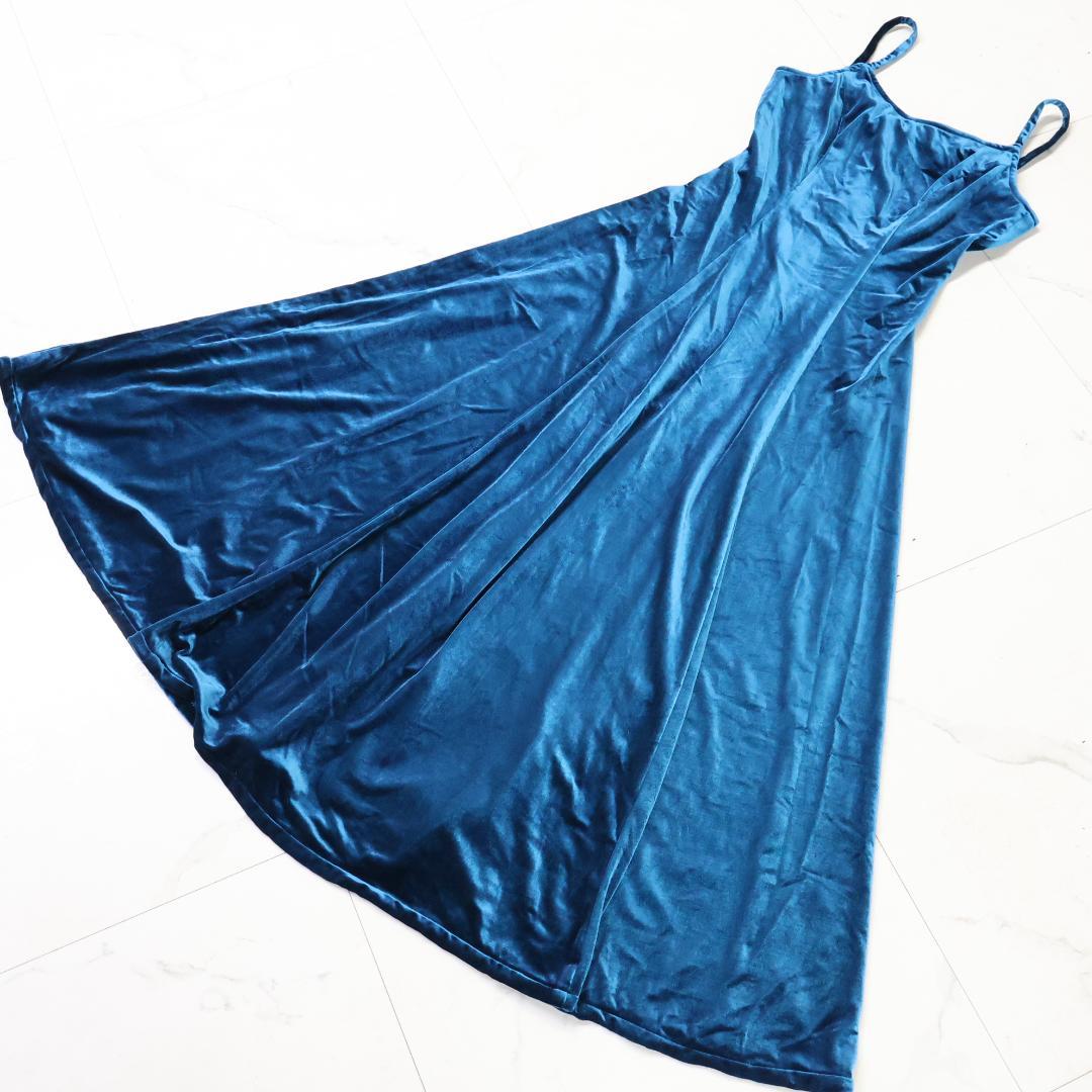 【美品 フラダンス用衣装】ブルー Mermaid Line MMJ ワンピース