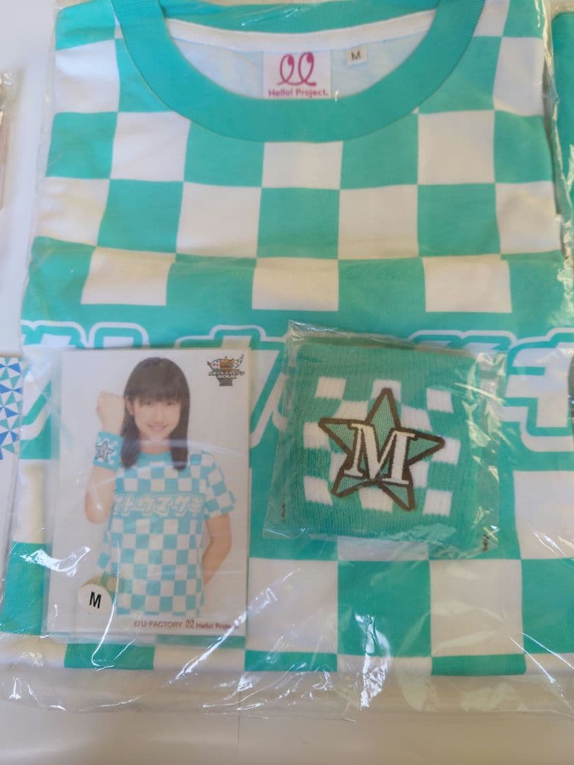 激レア！モーニング娘。佐藤優樹　新品Tシャツ ソロアングルDVD他 グッズセット