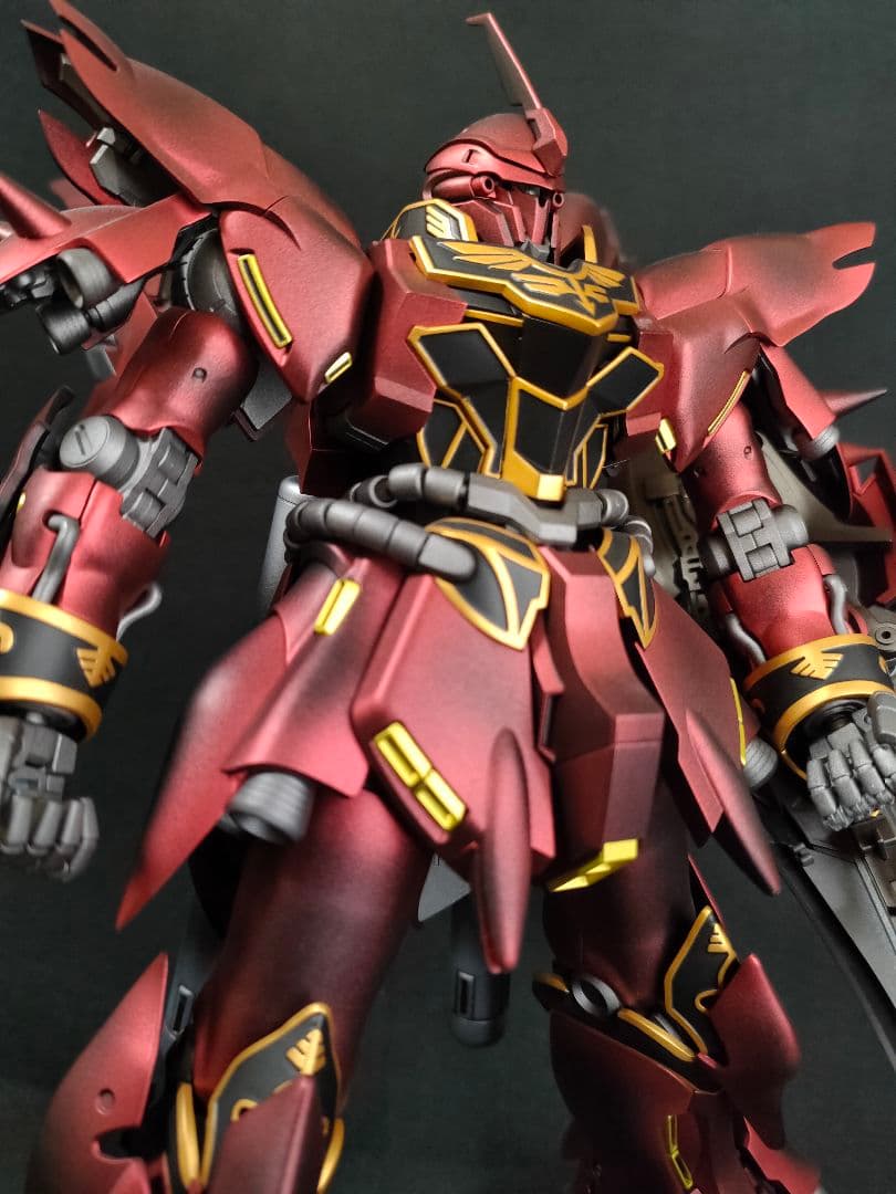 GUNPLA ガンプラ 塗装済 完成品 MG 1/100 シナンジュVer.Ka