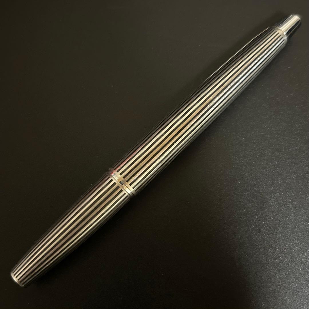 パイロット ミュー ストライプ 一体型 廃盤 廃番 蝕刻 食刻 μ