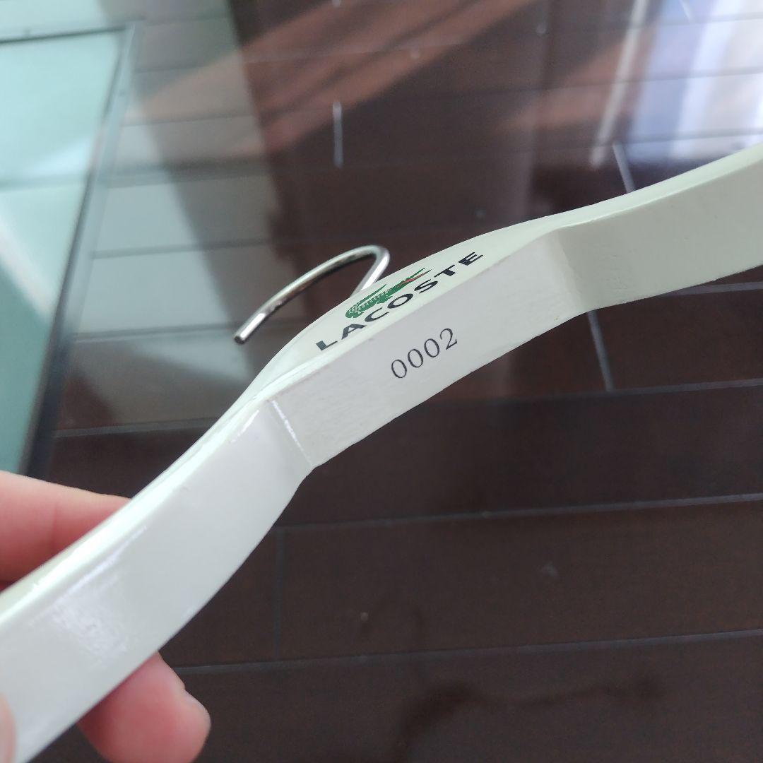 【LACOSTE 非売品】 ラコステ店舗用 木製ハンガー ホワイト 10本セット
