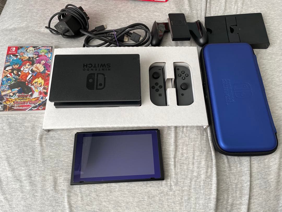 Nintendo Switch 本体 グレー 付属品あり　即日発送　即購入可