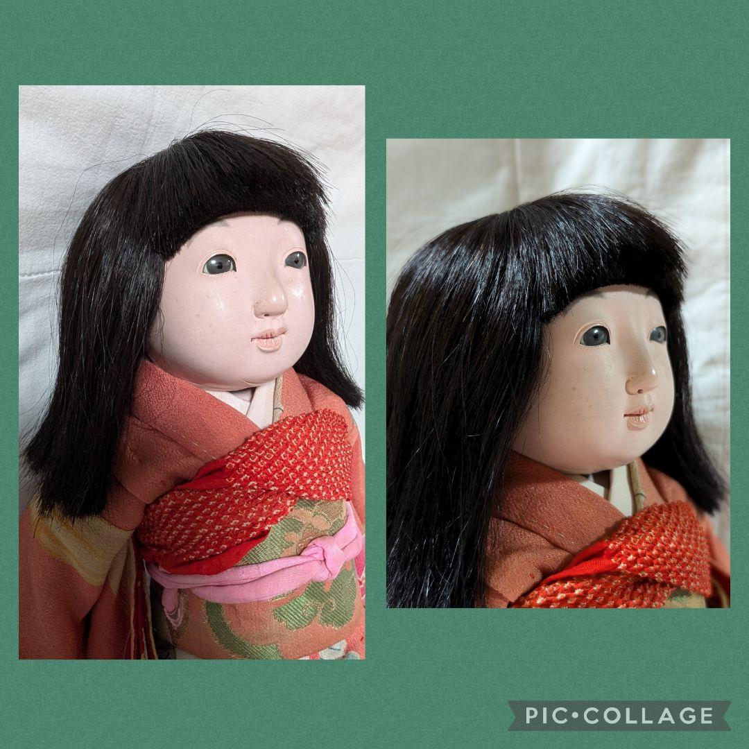 市松人形　小柄な優しいお顔の可愛いお嬢様　身長36.5cm