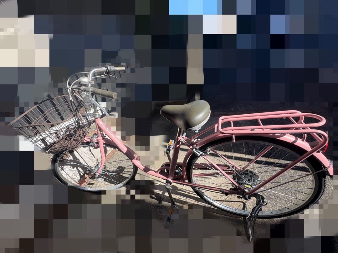 『手渡し限定』バレリアーノI マットピンク 26型 外装6段変速