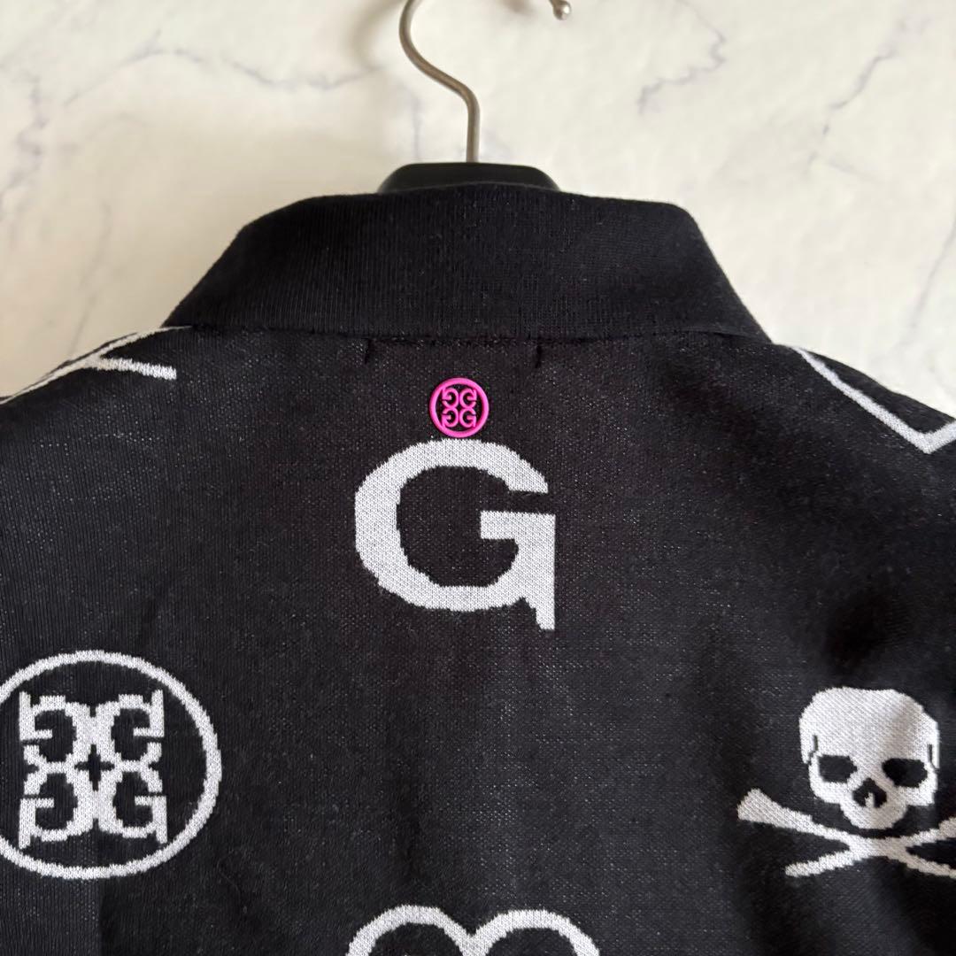 G/FORE ジーフォア ポロシャツ スカート セットアップ 総柄 スカル 36