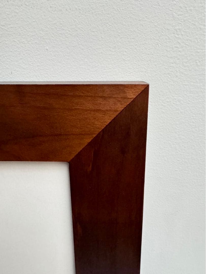 【在庫25】額 額縁 木製 焦茶 ダークブラウン 大きいサイズ アート 写真 d