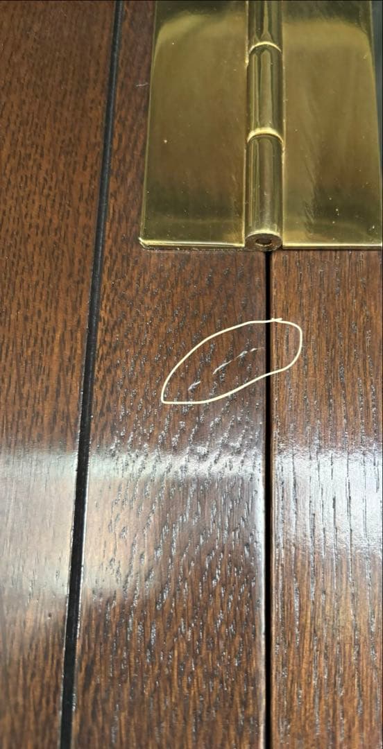 極美品　モーガントン　アンティークカリモク　Domani 鏡付きクローゼット