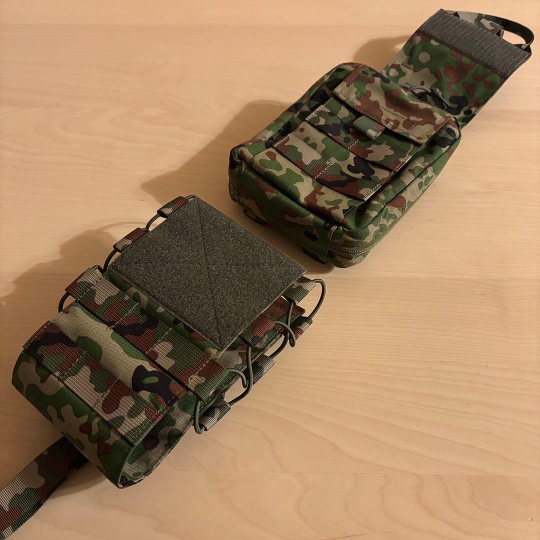 陸自迷彩 救急品袋 ブローアウトキット IFAK 縦型